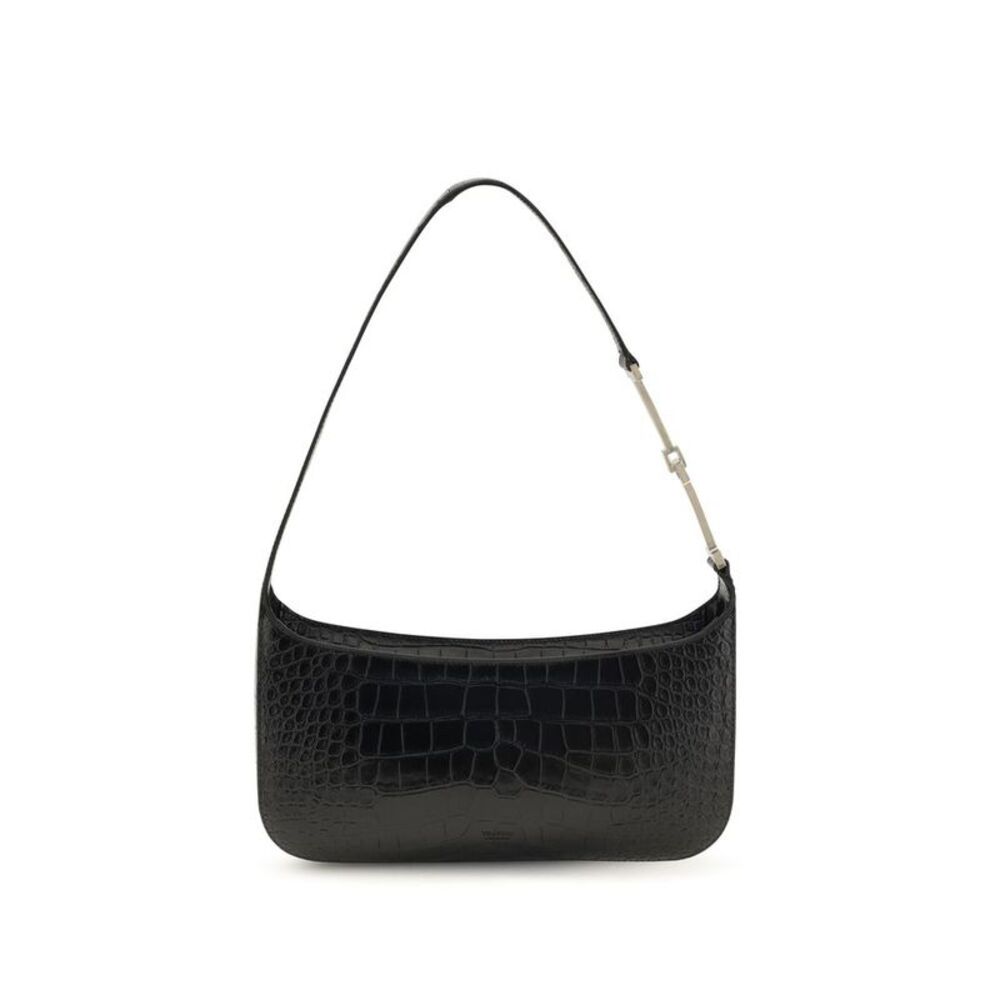 Tom Ford Black Calf Leather Bos Taurus Shoulder Women's Bag